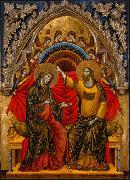 unknow artist Coronation of the Virgin painting
